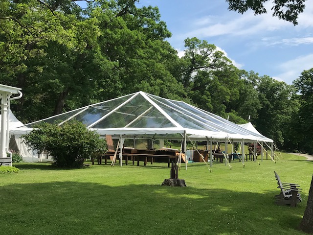 CLEAR TOP HIP END FRAME TENTS