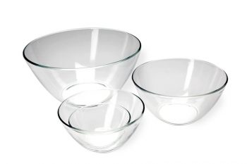 GLASS SERVING BOWLS