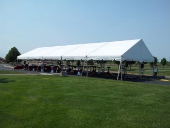 WHITE TOP GABLE END FRAME TENTS